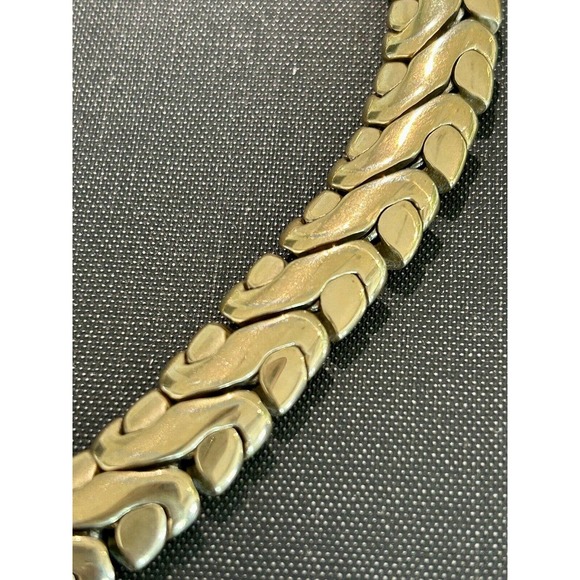 Vintage Givenchy Designer Snake Chain Collar Necklace Hi-Quality 18" Adjustable - Picture 3 of 8
